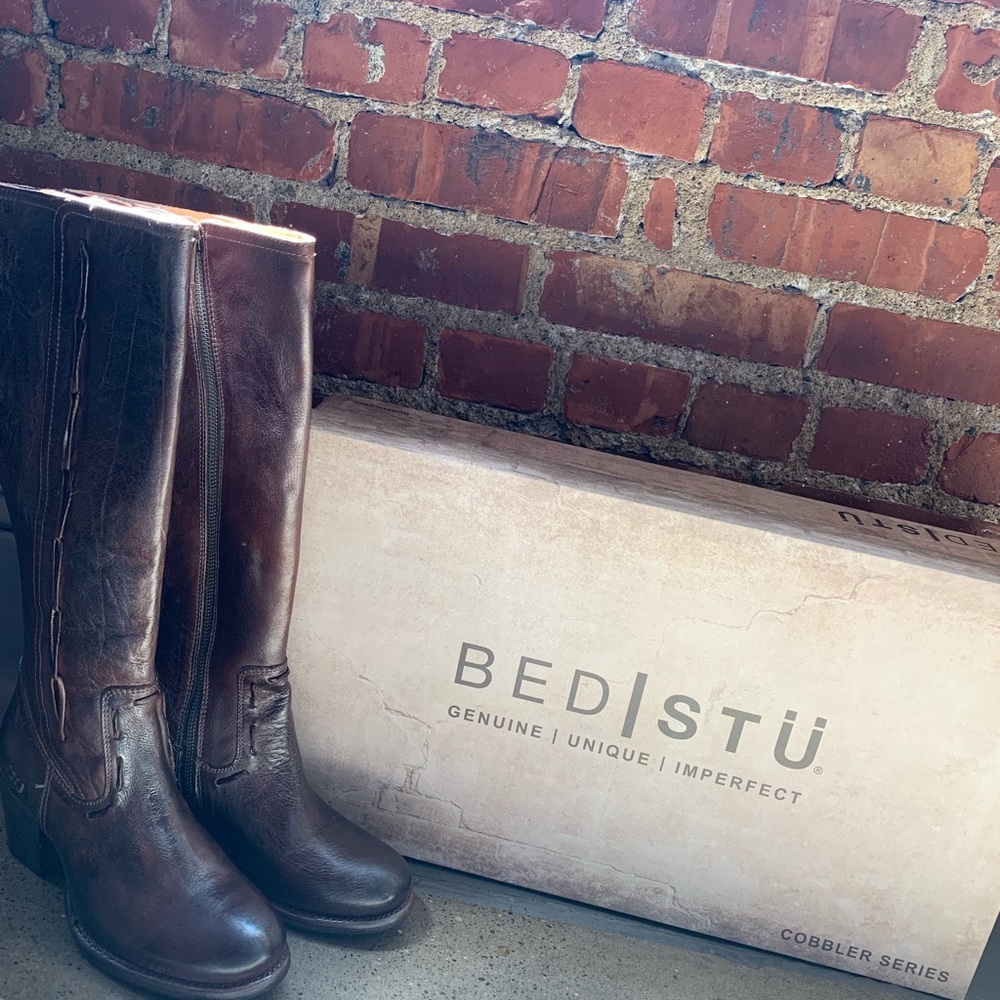 BED|STÜ Cobbler Series Dark Brown Leather Boot